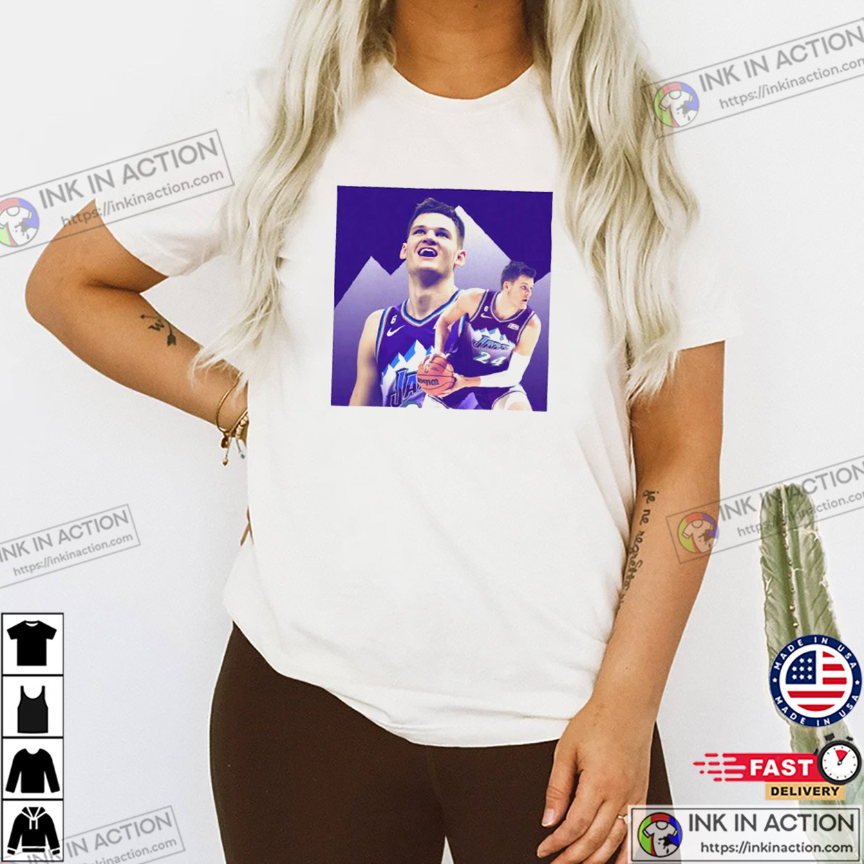 Walker Kessler Utah Jazz Basketball T-shirt Walker Kessler Utah Jazz Basketball T-shirt