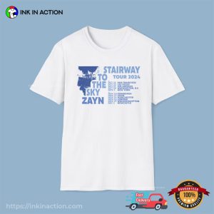 Zayn Concert Stairway To The Stars Tour 2024 T shirt 3