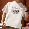 Happy Mothers Day 2025 Cute Floral T-shirt