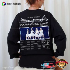 Aespa Synk Parallel Line World Tour 2025 T shirt 1