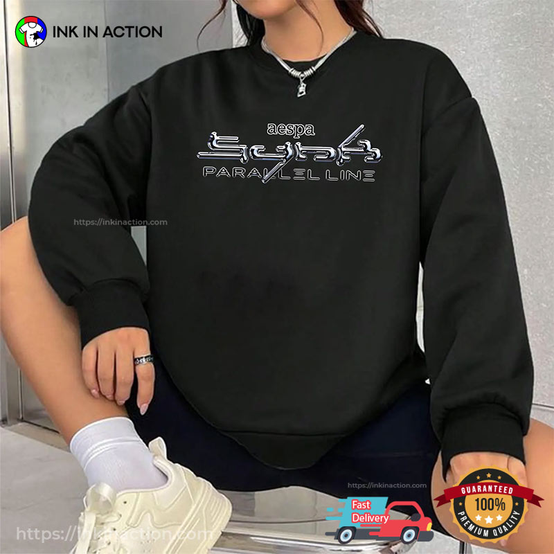 Aespa Synk Parallel Line World Tour 2025 T-shirt Aespa Synk Parallel Line World Tour 2025 T-shirt