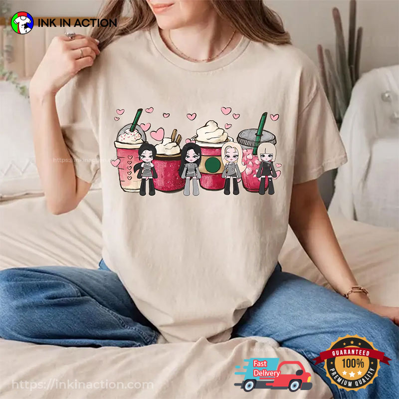 Coffee Aespa Synk Parallel Line World Tour 2025 T-shirt Coffee Aespa Synk Parallel Line World Tour 2025 T-shirt