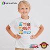 Coquette Bows Disney Cars Characters T-shirt