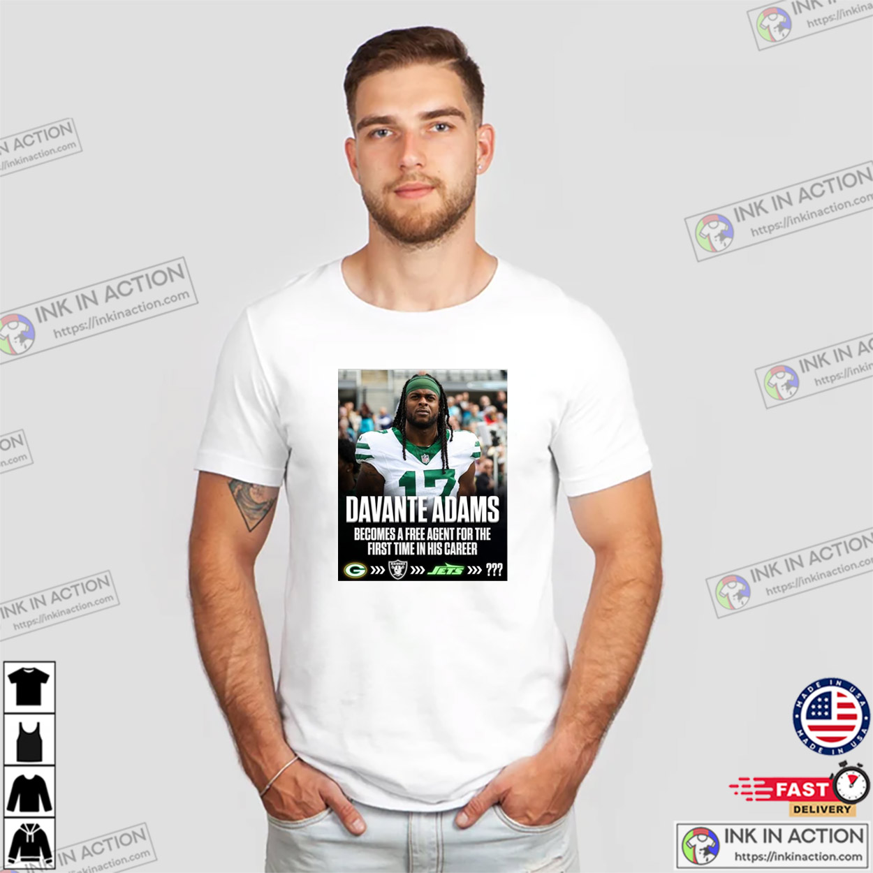 Davante Adams Free Agent For The First Time Football T-shirt Davante Adams Free Agent For The First Time Football T-shirt
