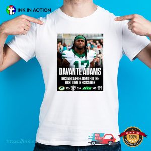 Davante Adams Free Agent For The First Time Football T-shirt