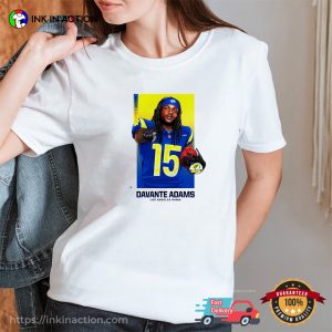 Davante Adams Los Angeles Rams NFL Season 2025 T-shirt