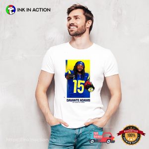 Davante Adams Los Angeles Rams NFL Season 2025 T-shirt