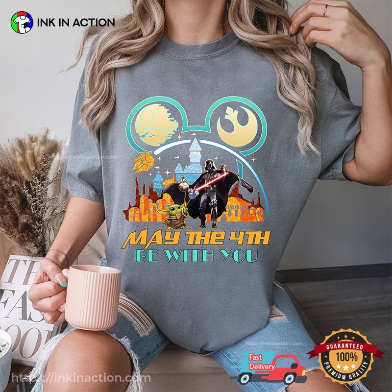 Disney Star Wars May The 4TH Be With You Comfort Colors Tee Disney Star Wars May The 4TH Be With You Comfort Colors Tee