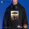Dogs Taking Selfie With UFO Funny Alien Puppy Tee