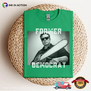 Elon Musk Chainsaw Former Democrat Funny Tee