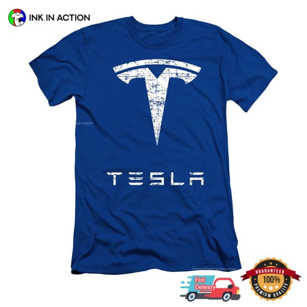 Elon Musk Tesla Logo T-shirt