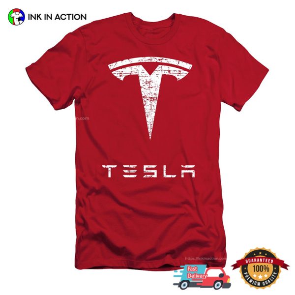 Elon Musk Tesla Logo T-shirt
