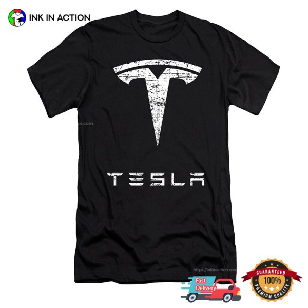 Elon Musk Tesla Logo T-shirt