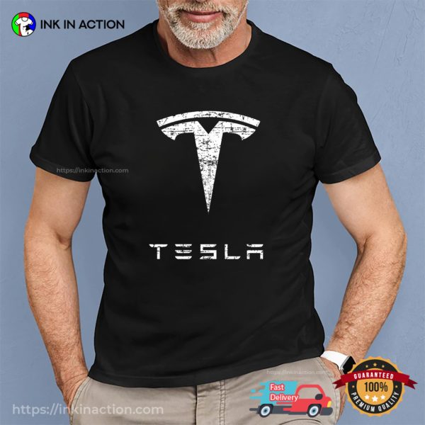 Elon Musk Tesla Logo T-shirt