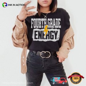 Fourth Grade Energy elementary Comfort Colors T shirt 3