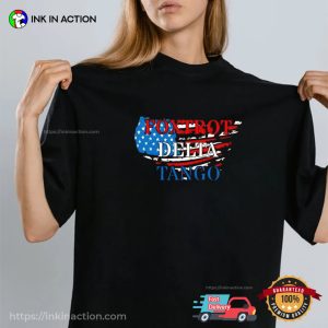 Foxtrot Delta Tango USA Flag T-shirt