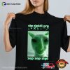 Funny Alien Cat Dank Meme Graphic T-shirt