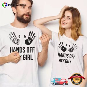 Hands Off My Love Couple Matching T-shirt Hands Off My Love Couple Matching T-shirt