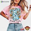 Happy Easter Bunny And Flowers Comfort Color Tee