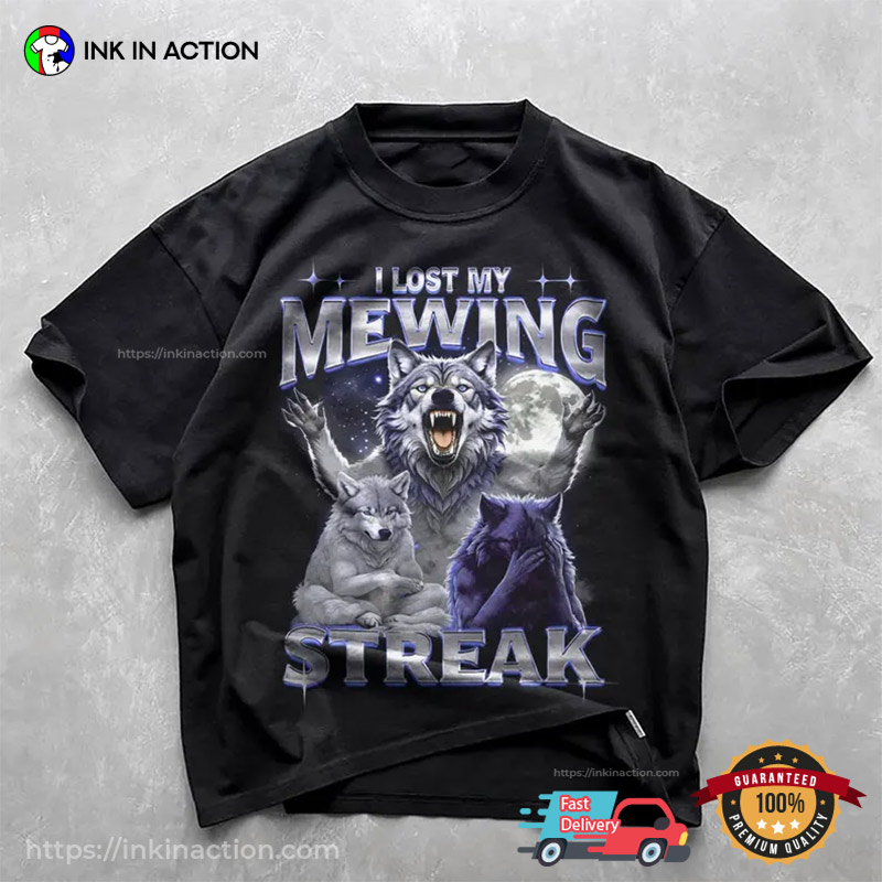 I Lost My Mewing Streak Meme Comfort Color Tee I Lost My Mewing Streak Meme Comfort Color Tee