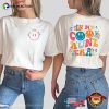 In My Cool Aunt Era Groovy Smiley Face 2 Sided T-shirt