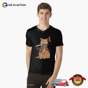 Japan Cat Samurai Art Unisex T-shirt