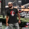 Japanese Samurai Fire Warrior Swords Art T-shirt
