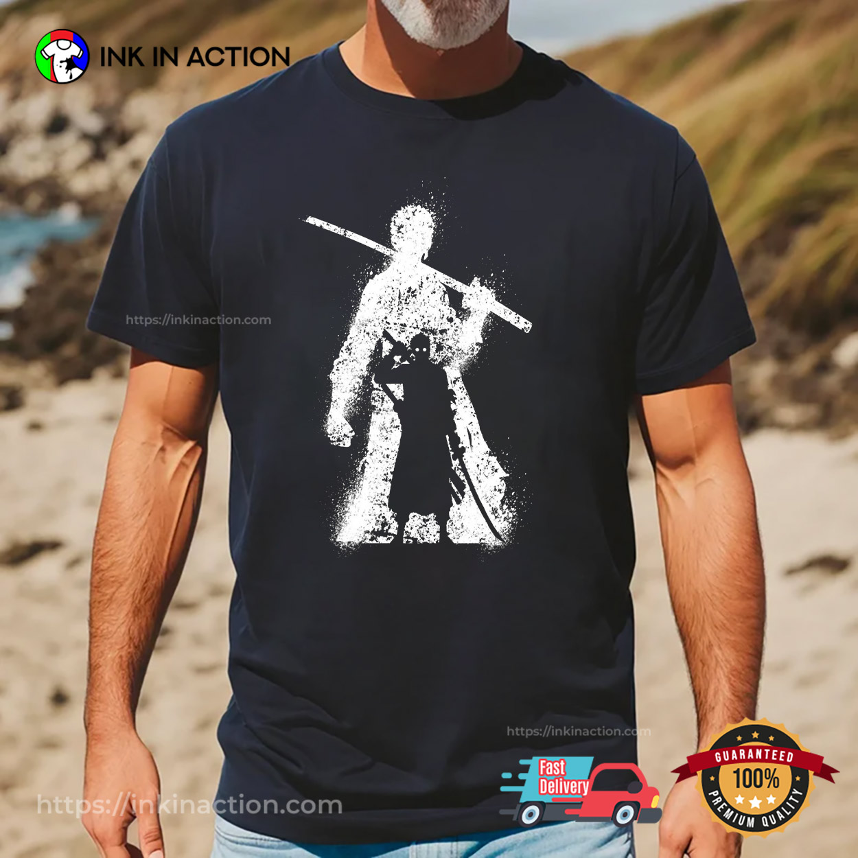 Japanese Samurai Zoro T-shirt Japanese Samurai Zoro T-shirt