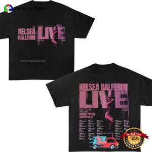 Kelsea Ballerini Live On Tour 2025 Schedules 2 Sided T-shirt