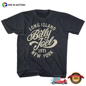 Long Island Billy Joel 1971 New York Classic T shirt 4