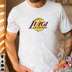 Los Angeles Lakers Luigi Mangione T shirt 3