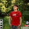 Love 42 Miami Heat Kevin Love WHT T-shirt