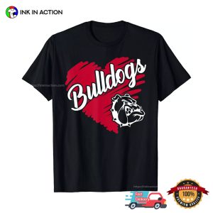 Love Georgia Bulldogs Football T shirt 3