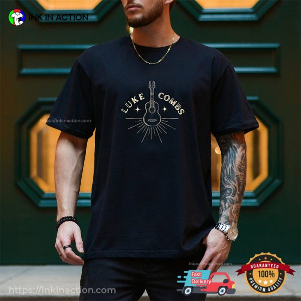 Luke Combs Guitar Country Music Tour T-shirt