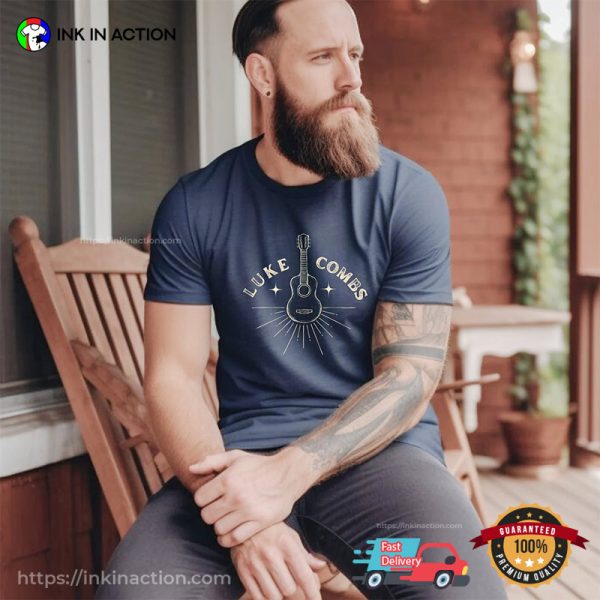 Luke Combs Guitar Country Music Tour T-shirt