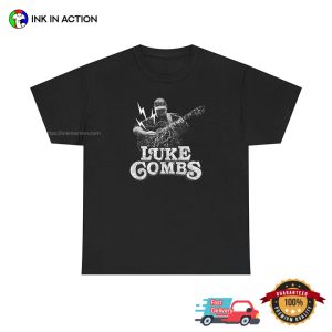 Luke Combs Guitar Perfomance Graphic Tee 3