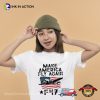 Make America Fly Again F47 Jet Donald Trump American Flag T-shirt