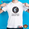 National Space Day Skateboarding Astronaut Comfort Colors T-shirt