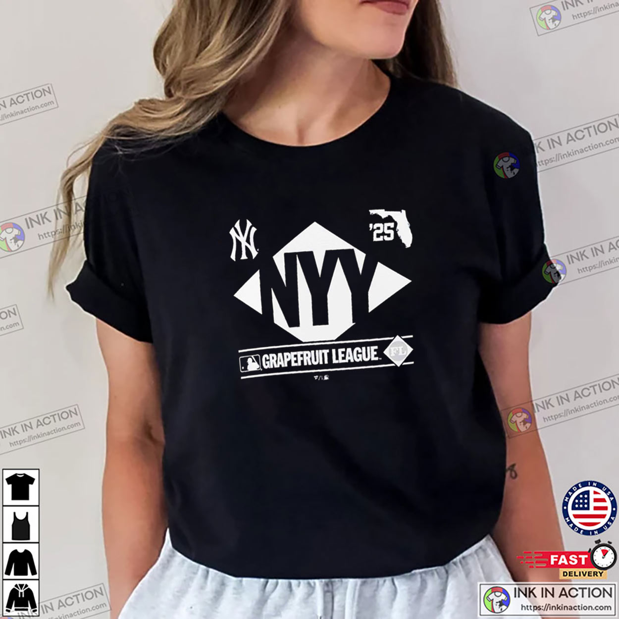New York Yankees 2025 Grapefruit League MLB T-shirt New York Yankees 2025 Grapefruit League MLB T-shirt