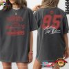 No. 95 Lightning McQueen Fast Comfort Colors 2 Sided T-shirt