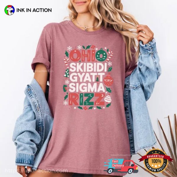 Gyatt Color Ohio Skibidi Gyatt Sigma Rizz Comfort Colors T-Shirt - Print your ...