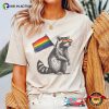 Raccoon LGBT Pride Flag Comfort Colors T-shirt