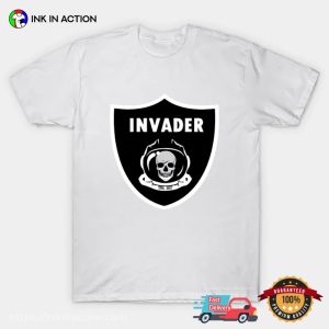 Raiders Space Invader T shirt 3