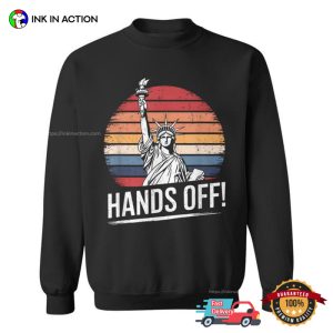 Resist Resistance Statue Of Liberty Hands Off Protest T shirt 3