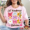 Retro Boho Floral Let Kindness Bloom Comfort Colors T-shirt