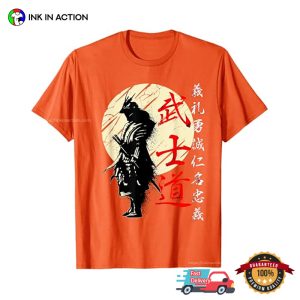 Samurai Warrior Kanji Bushido Code T shirt 3