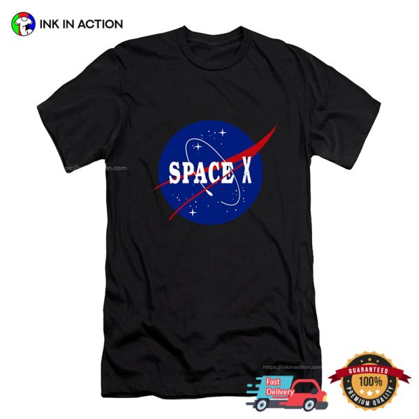 Space X Nasa Tesla T-shirt