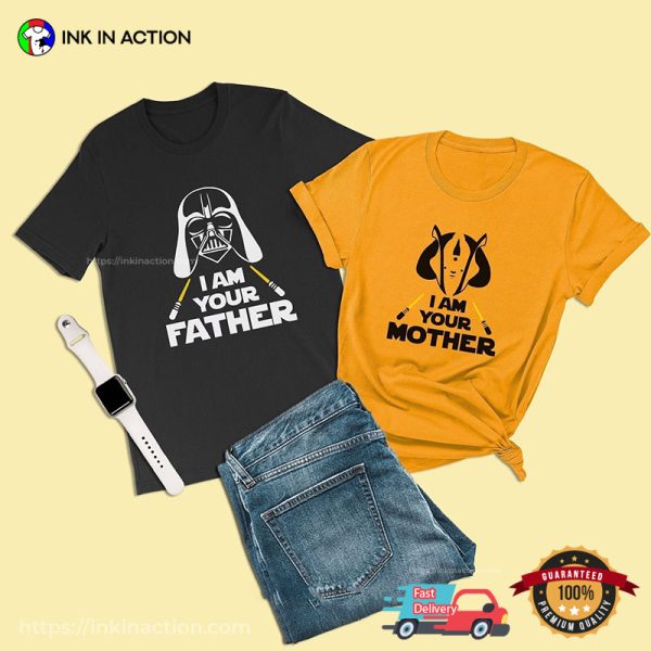 Star Wars I Am Your Father And Mother Disney Couple Shirt