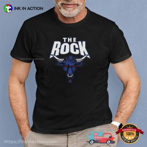 The Rock Blue Bull Logo Shirt