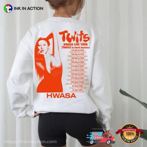 Twits Hwasa Live Tour 2025 Dates Kpop Music 2 sided T shirt 2